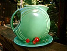 Fiestaware and tomatoes